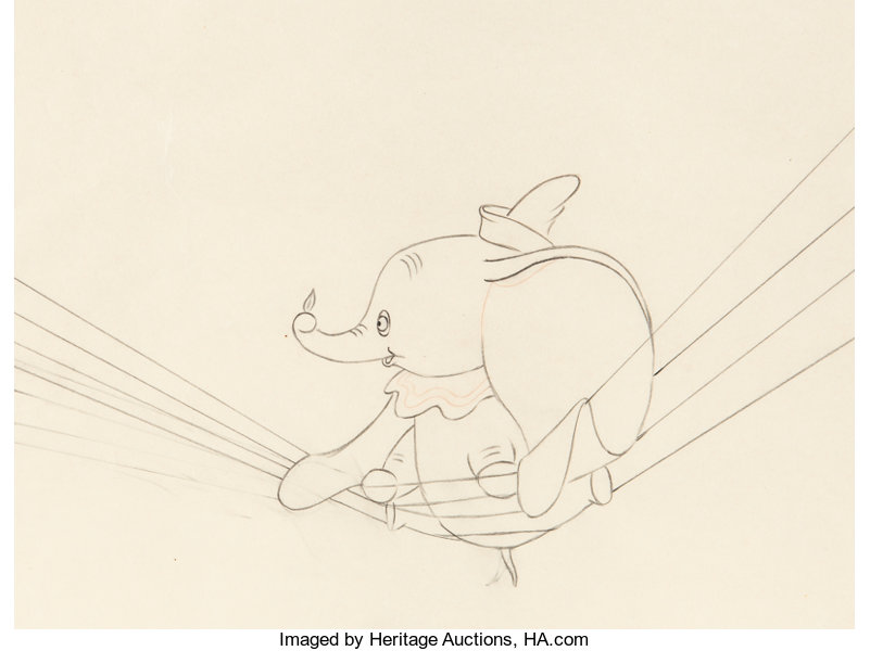 Dumbo Art Drawing