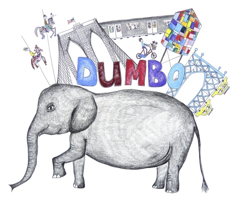 Dumbo Drawing Art
