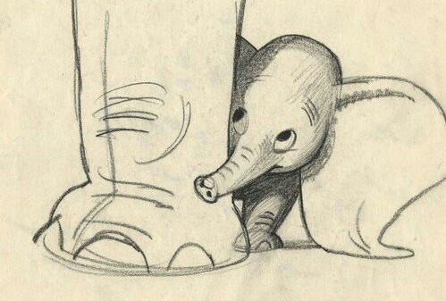 Dumbo Drawing Beautiful Art