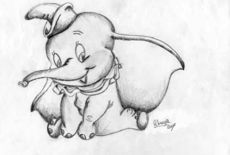 Dumbo Drawing Pics