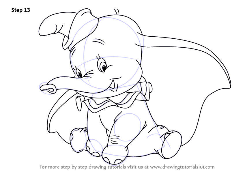 Dumbo Drawing Sketch