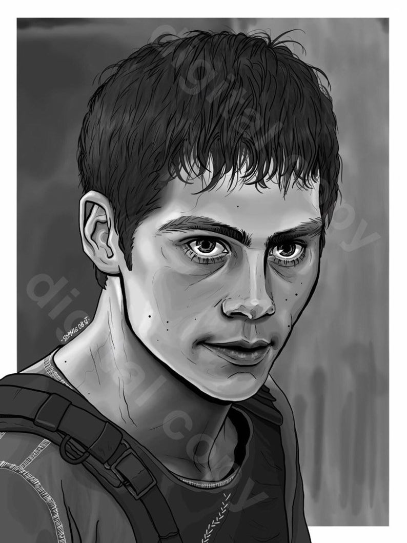 Dylan O Brien Drawing Beautiful Image