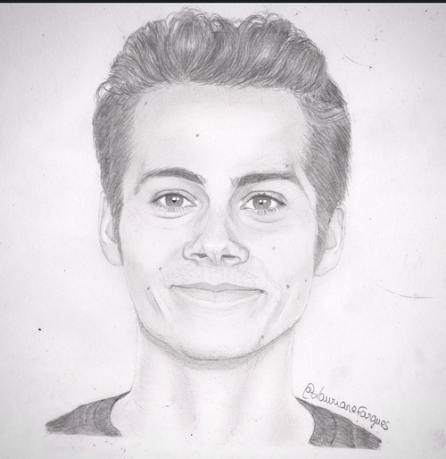 Dylan O Brien Drawing High-Quality