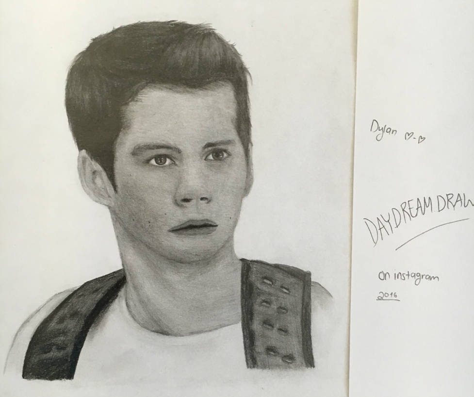 Dylan O Brien Drawing Picture