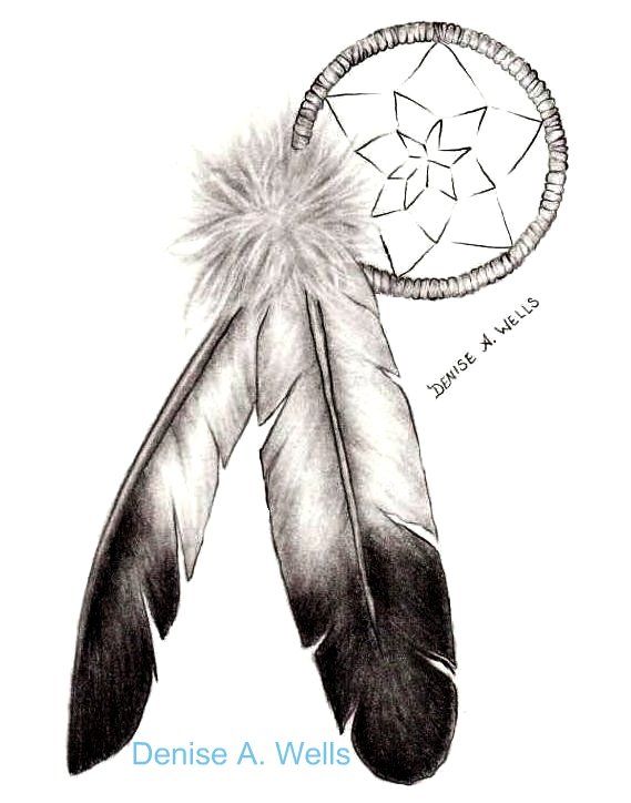 Eagle Feather Drawing Photo