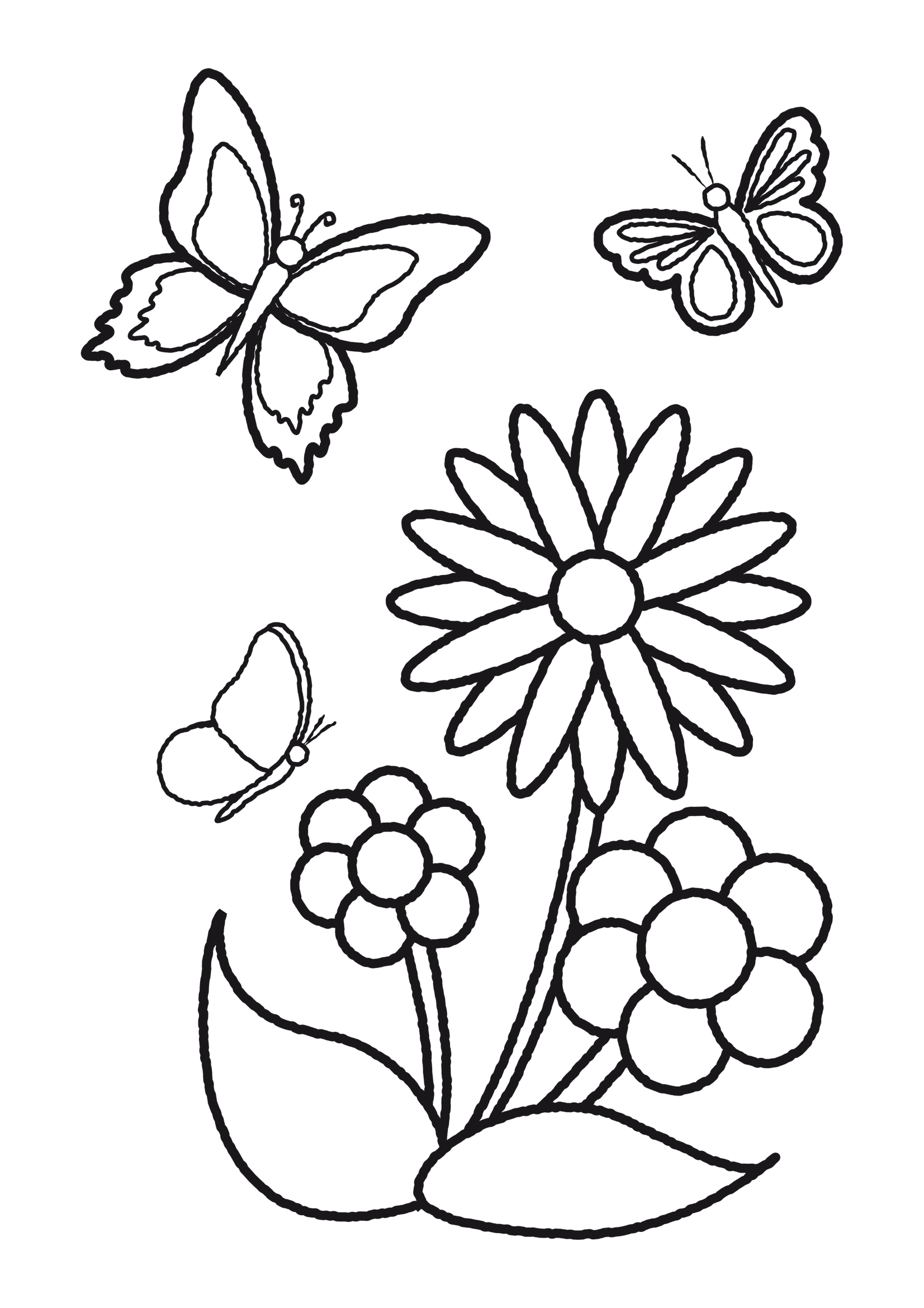 Easter Flower Drawing Sketch