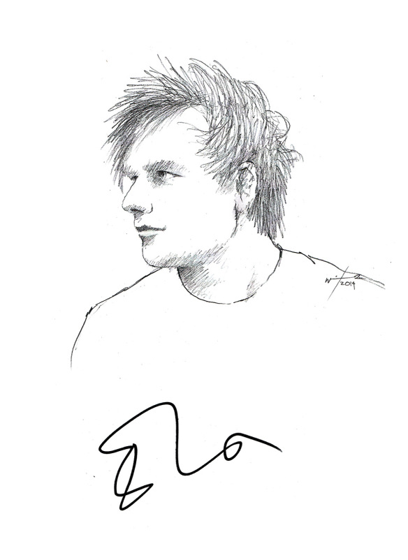 Ed Sheeran Drawing Amazing