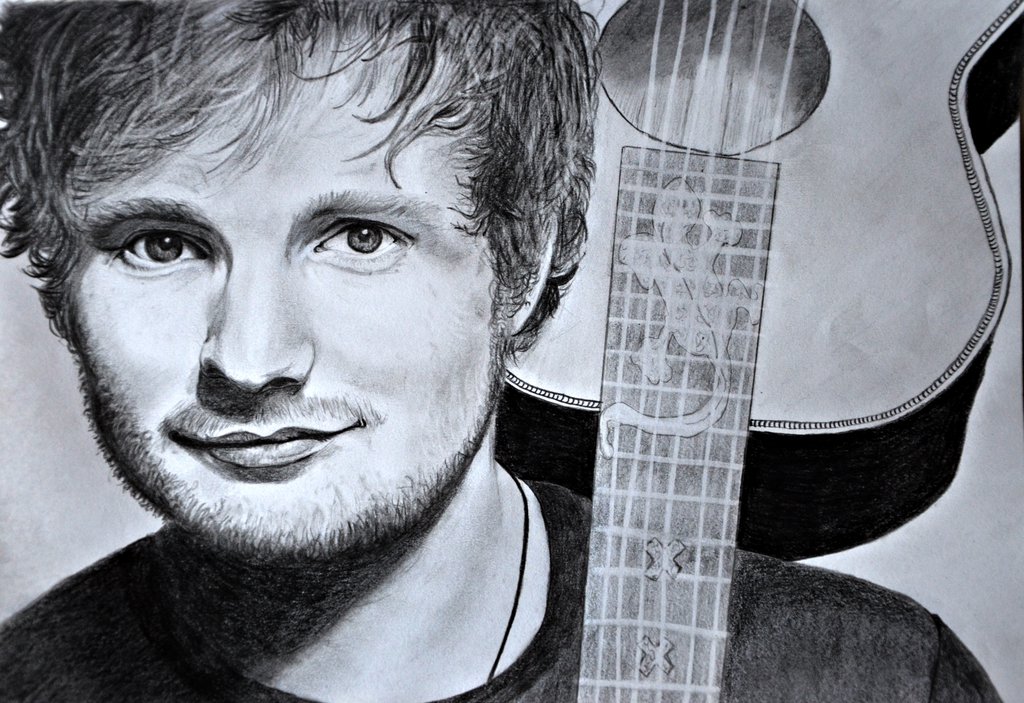 Ed Sheeran Drawing Art