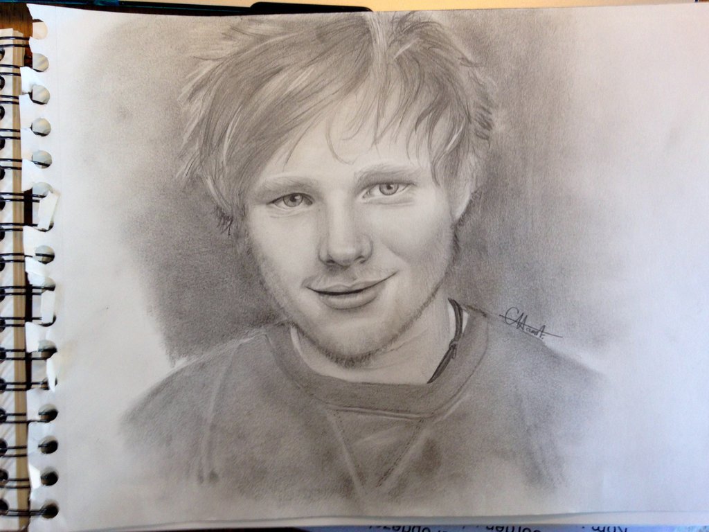 Ed Sheeran Drawing Beautiful Image