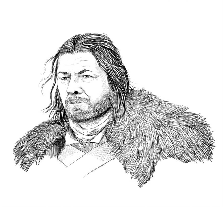 Eddard Stark Drawing Amazing