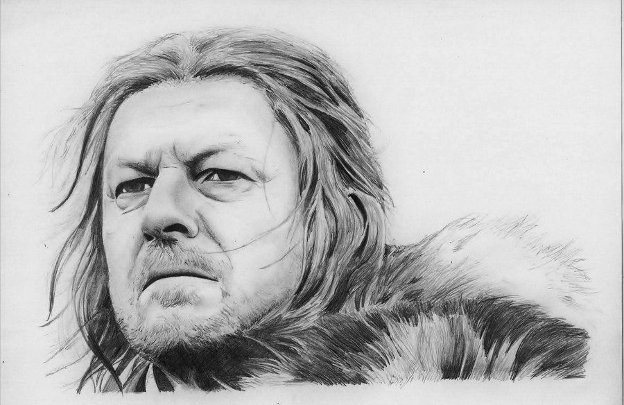 Eddard Stark Drawing Art