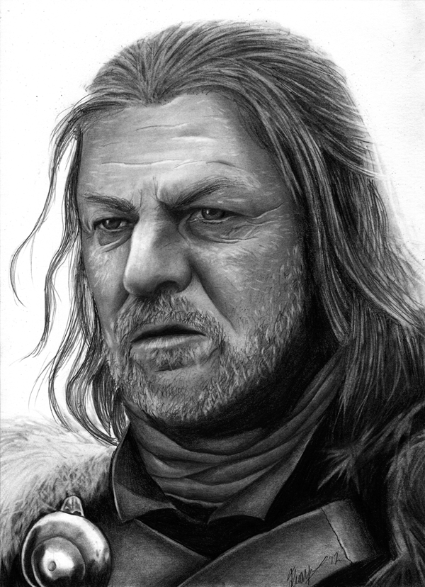 Eddard Stark Drawing Beautiful Image