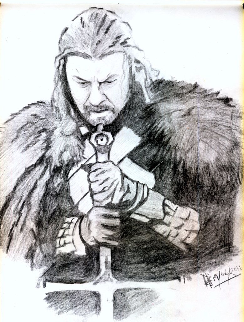 Eddard Stark Drawing Image