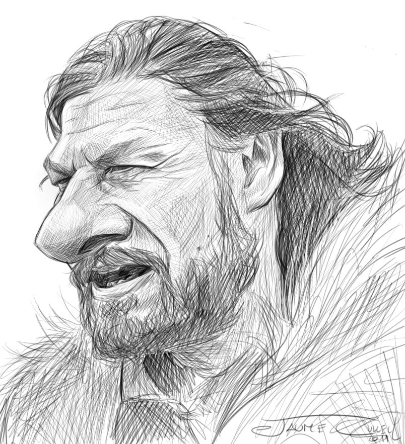 Eddard Stark Drawing Realistic