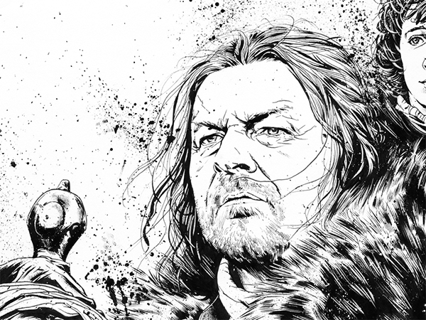 Eddard Stark Drawing