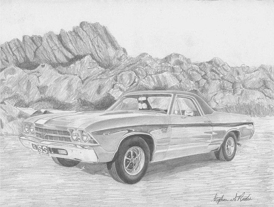 El Camino Drawing Image