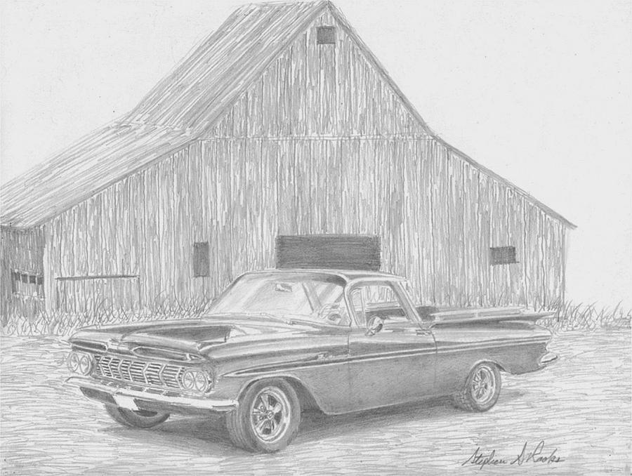 El Camino Drawing Pics