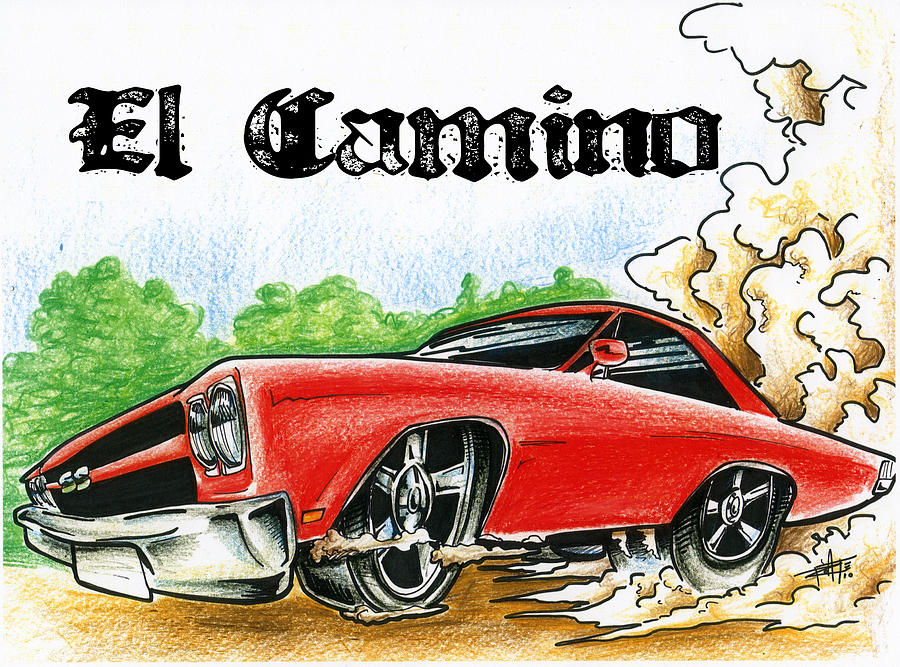 El Camino Drawing Picture