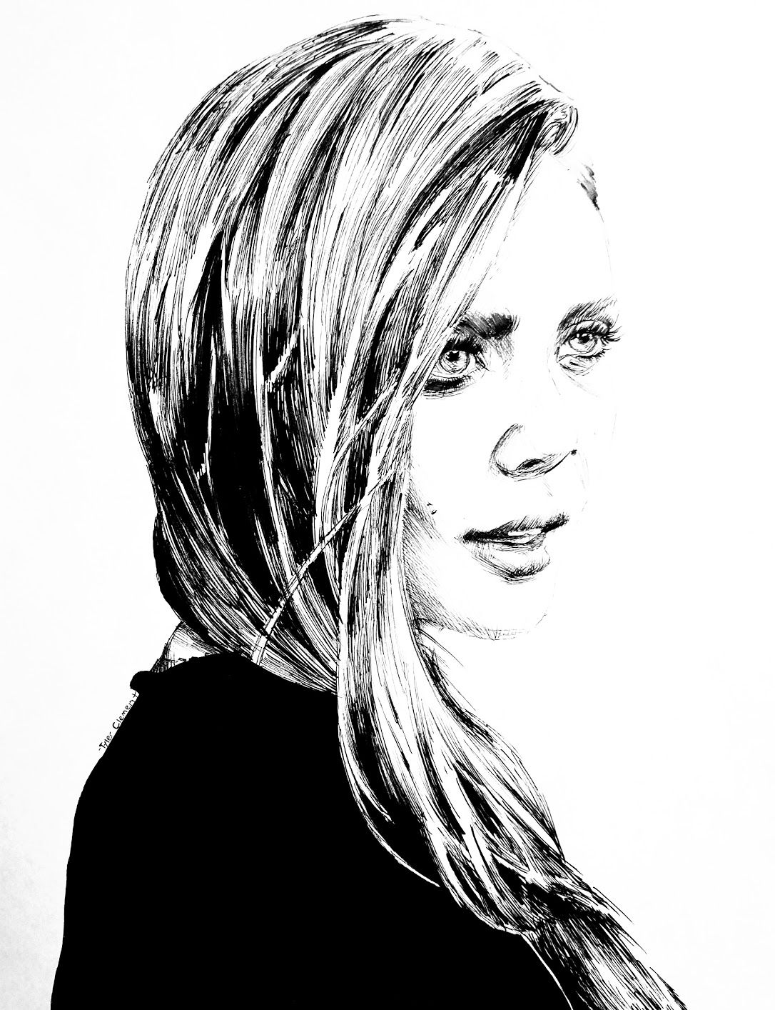Elizabeth Olsen Drawing