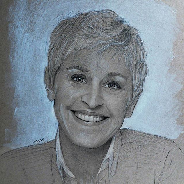 Ellen Degeneres Drawing Image