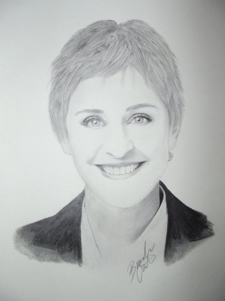 Ellen Degeneres Drawing Photo