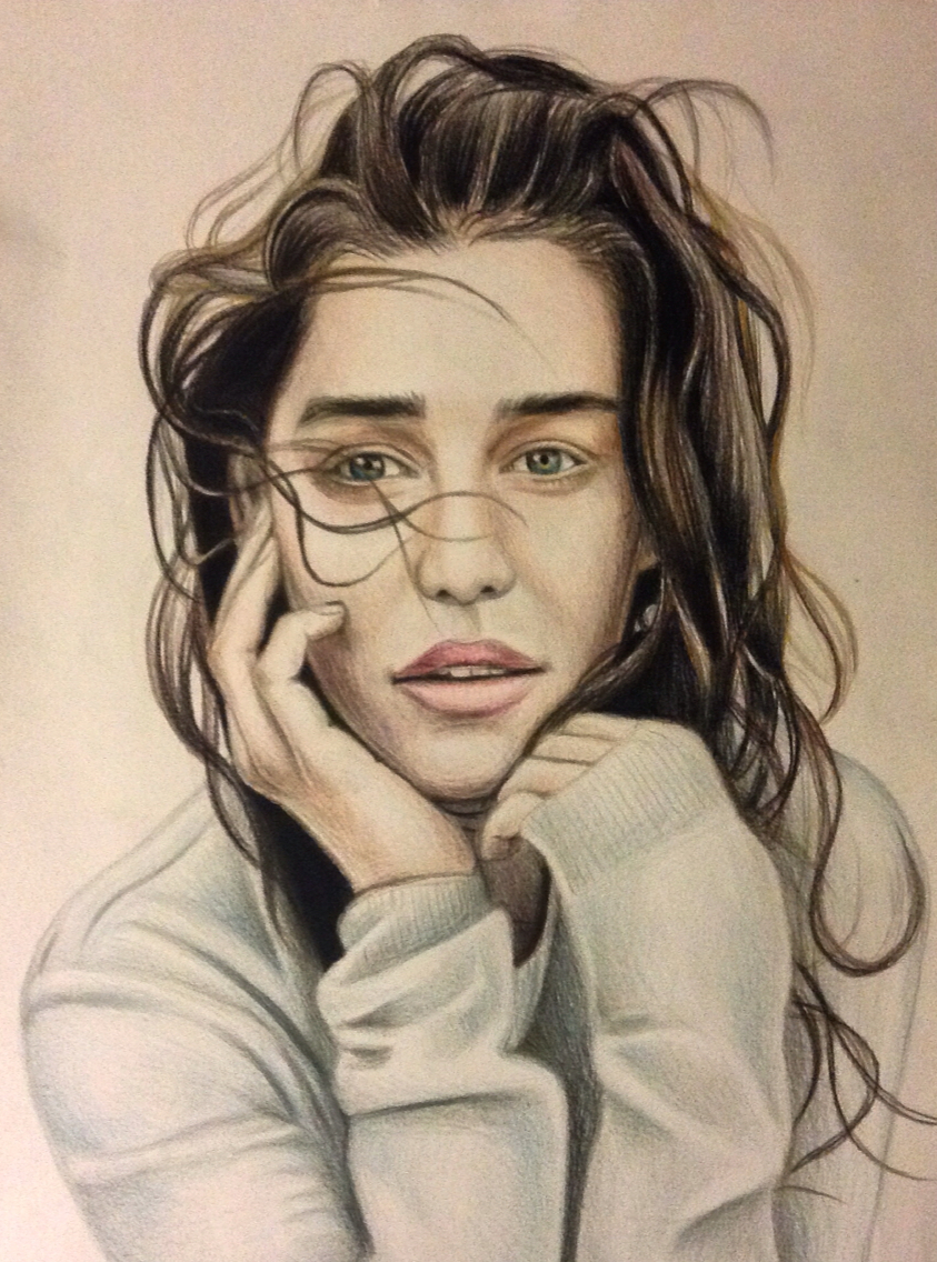 Emilia Clarke Drawing Art