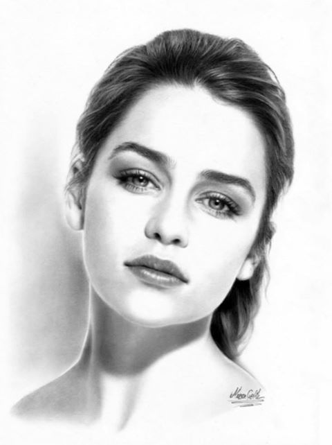 Emilia Clarke Drawing Image