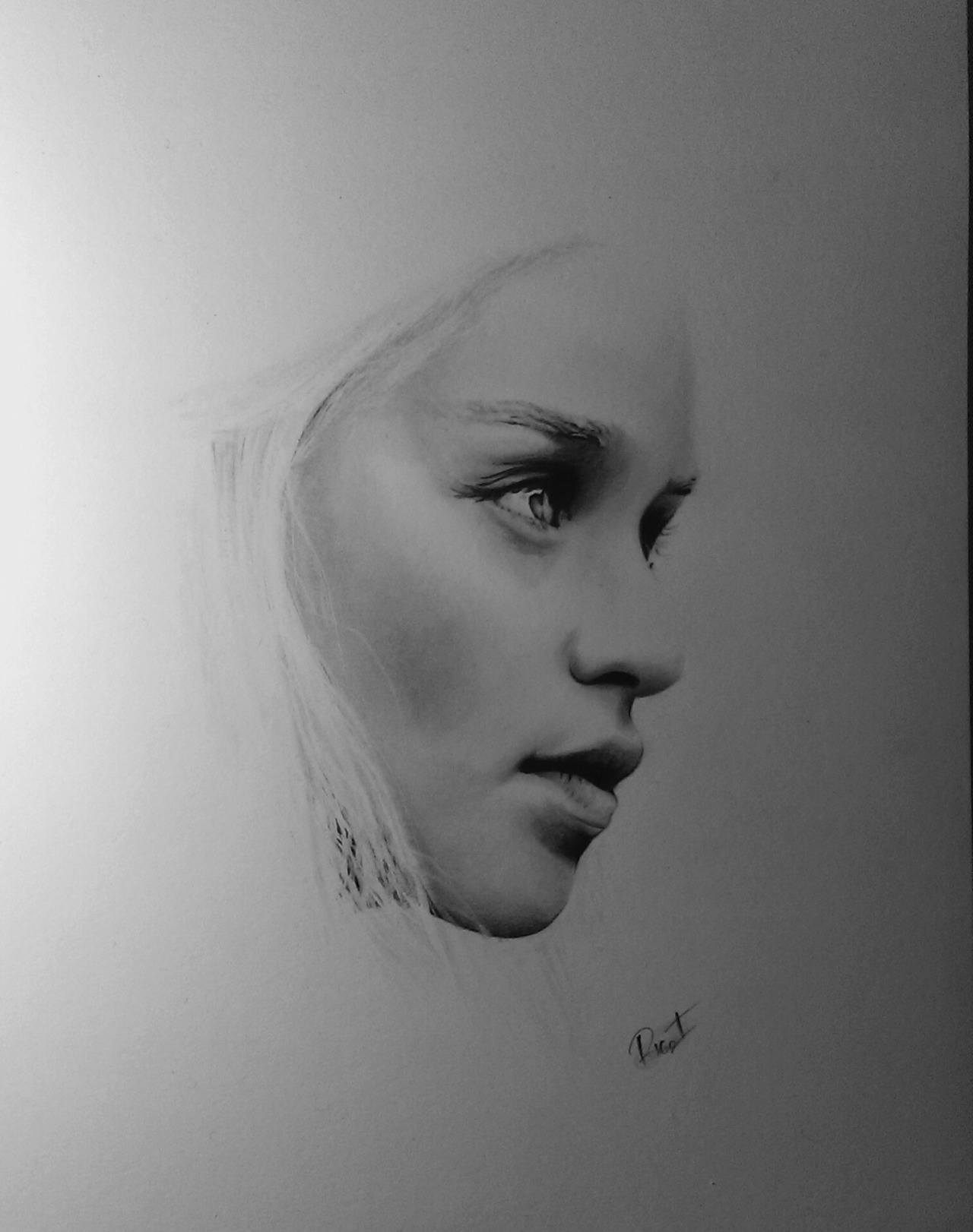 Emilia Clarke Drawing Photos