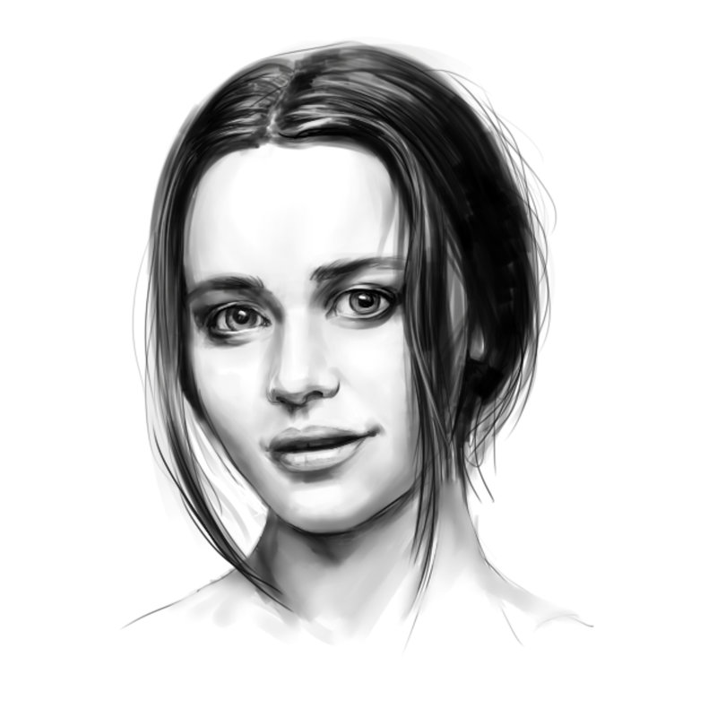 Emilia Clarke Drawing Sketch
