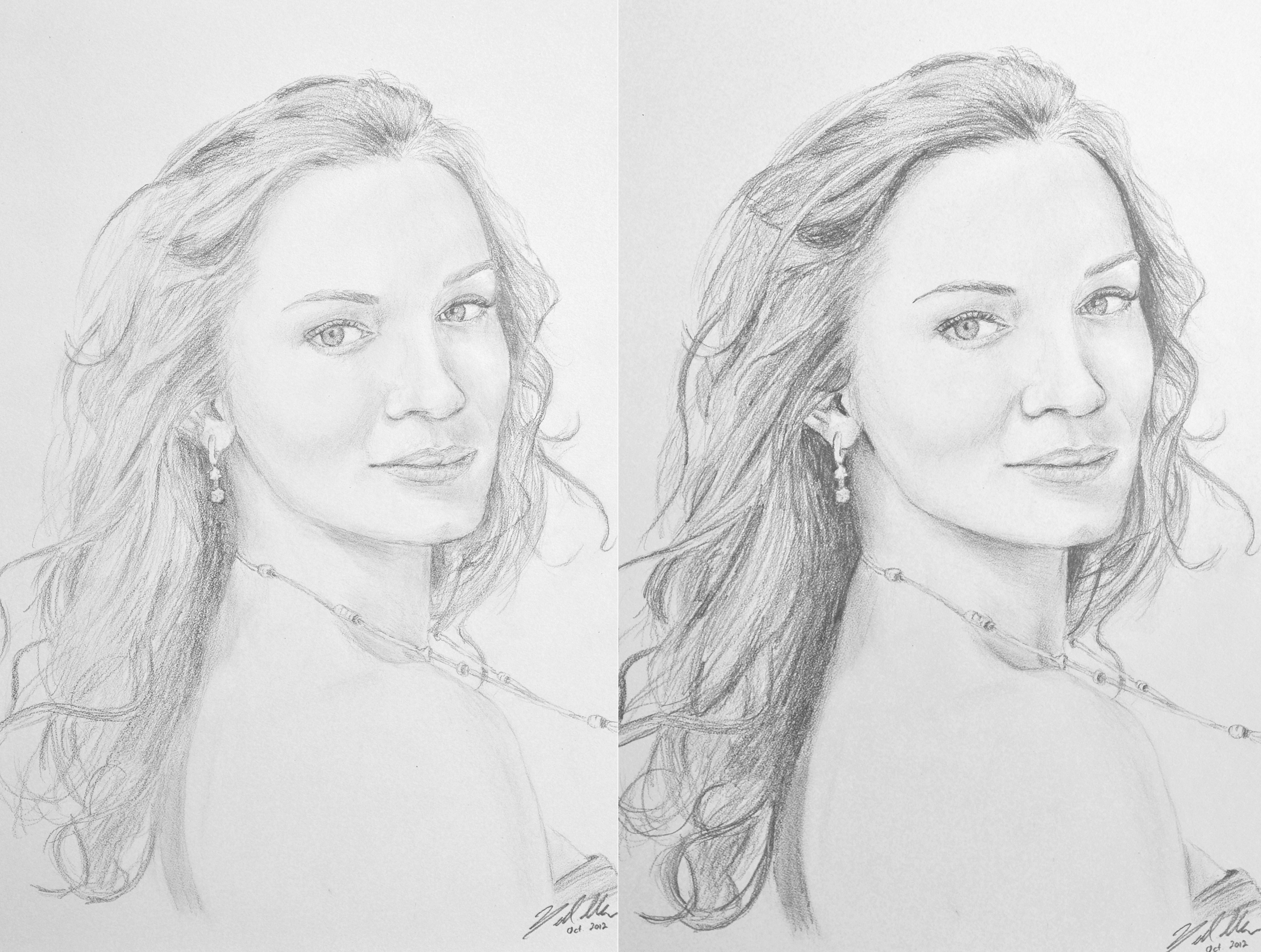 Emily Blunt Drawing Art