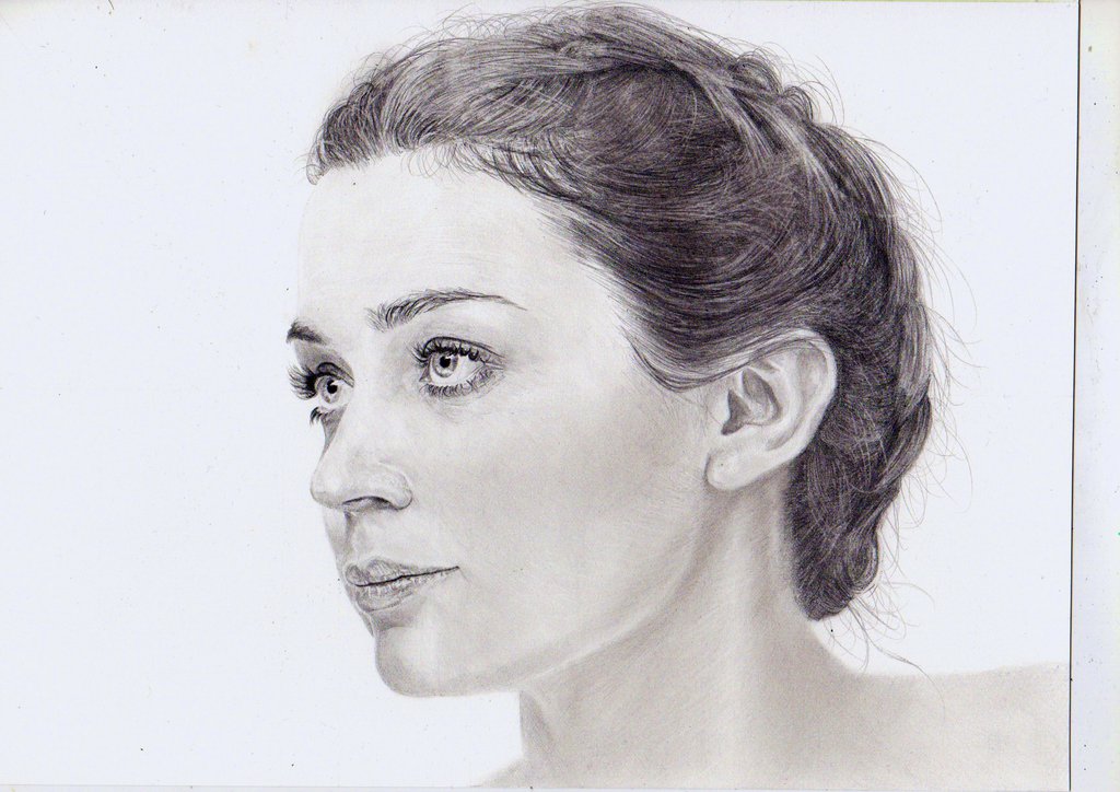 Emily Blunt Drawing