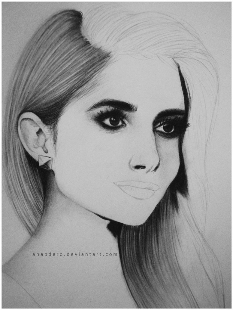 Emma Roberts Drawing Image