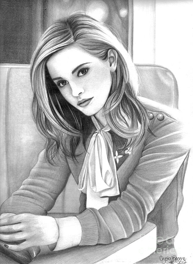Emma Watson Art Drawing