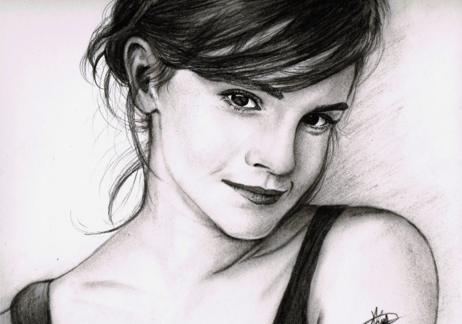 Khalil Elmariami - Emma Watson | Hand drawing
