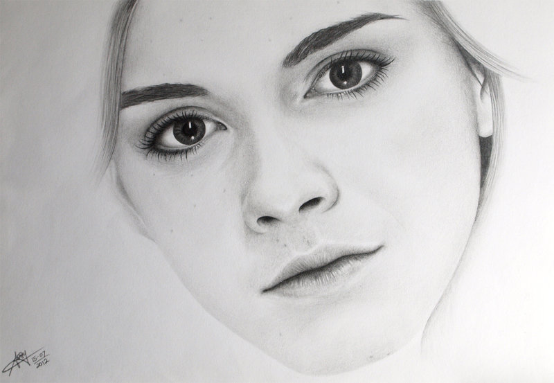 Emma Watson Drawing Amazing