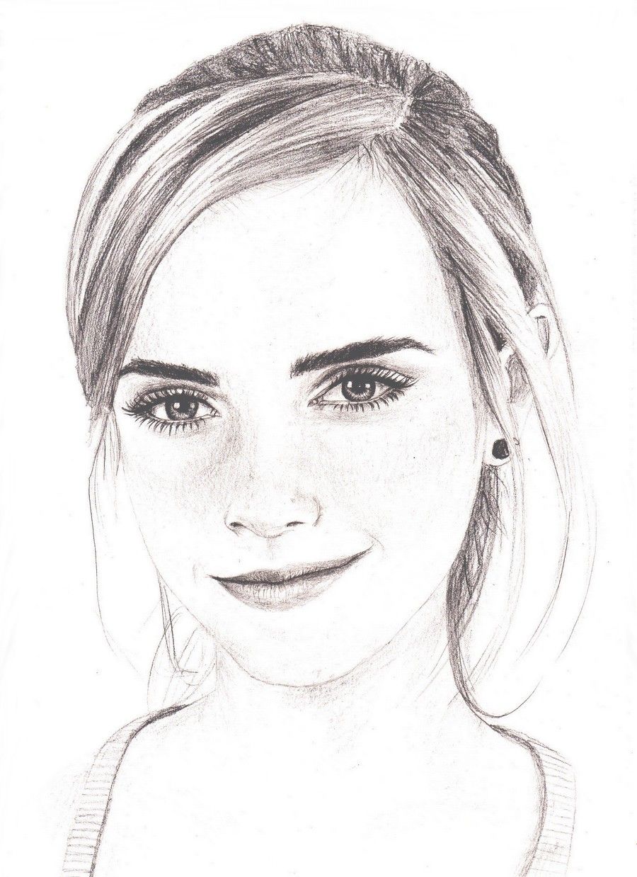 Emma Watson Drawing Photo