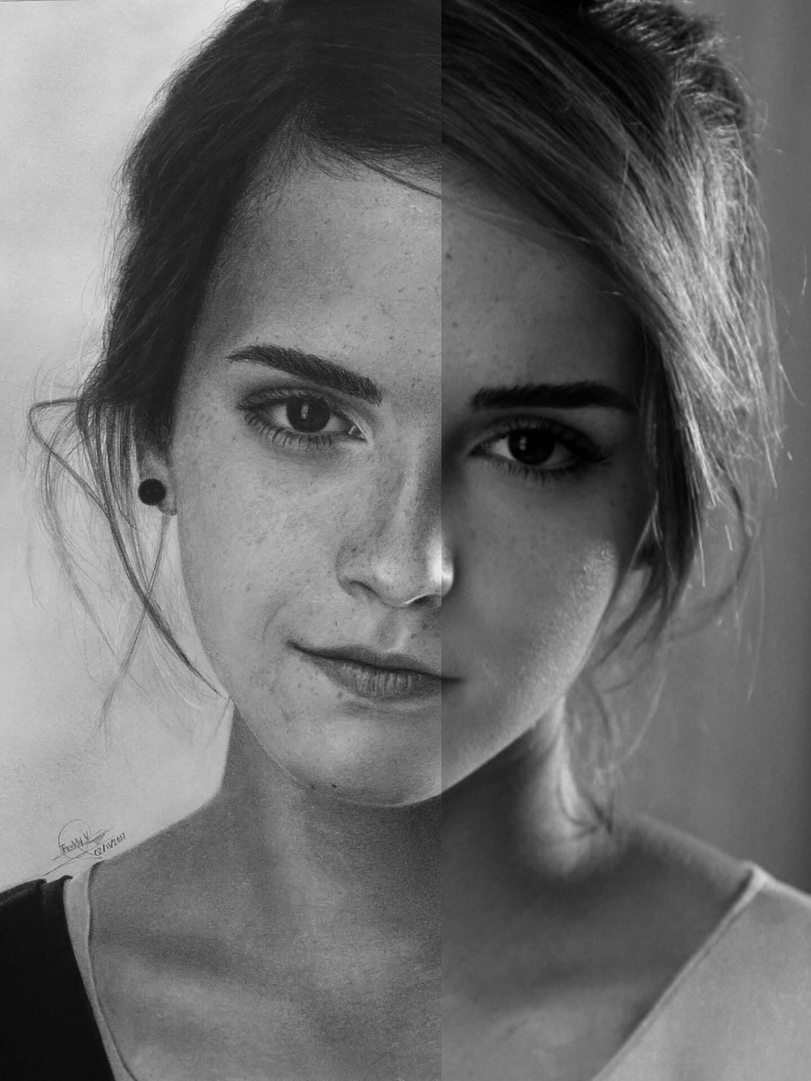 Emma Watson Drawing Photos