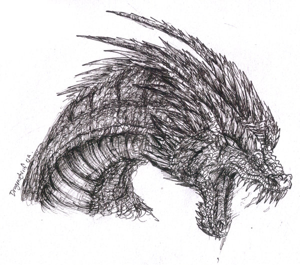 Evil Dragon Drawing Amazing