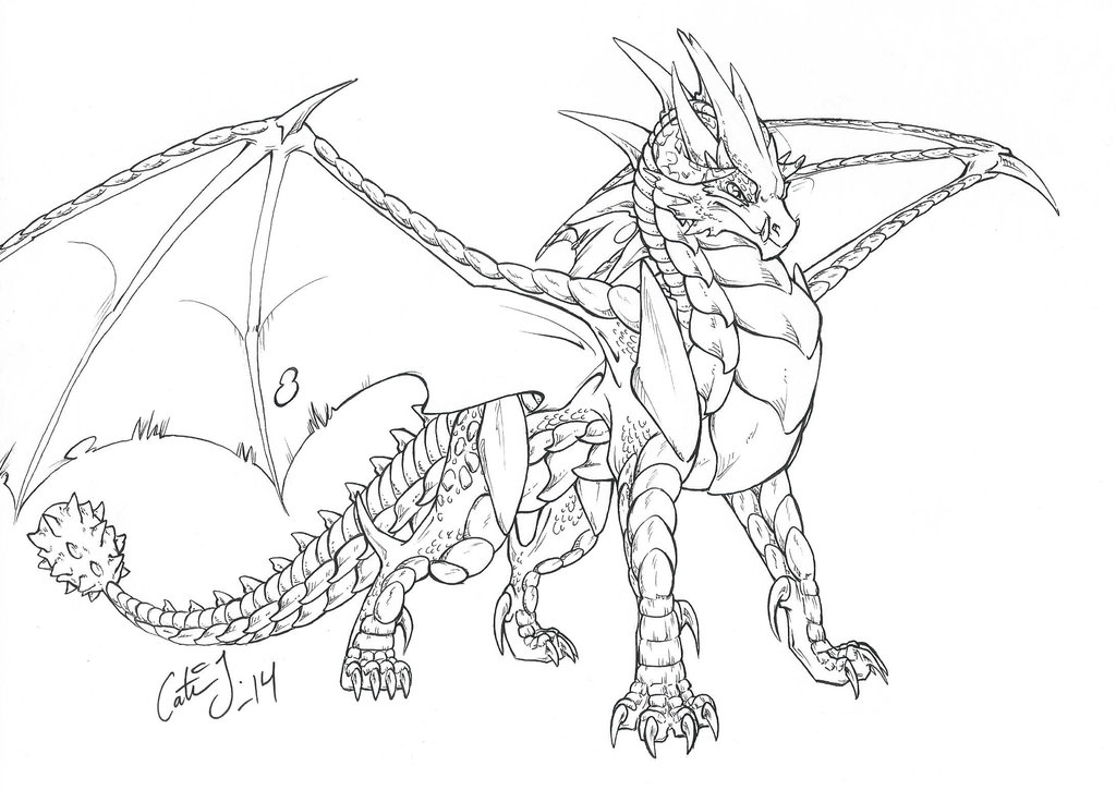 Evil Dragon Drawing Photo