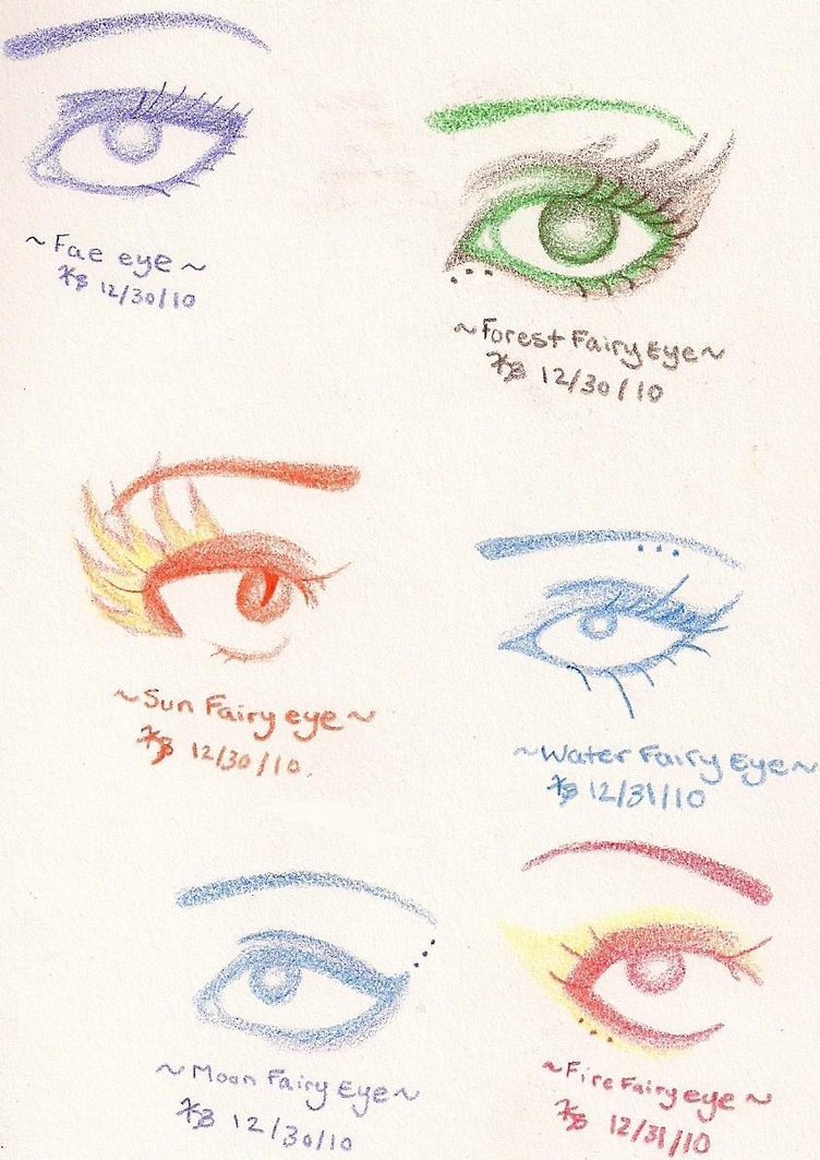 Fairy Eyes Drawing Realistic