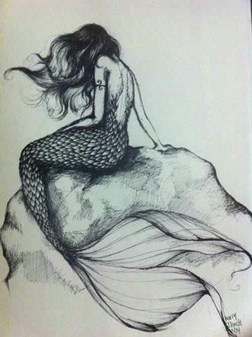 Fantasy Mermaid Drawing Photo