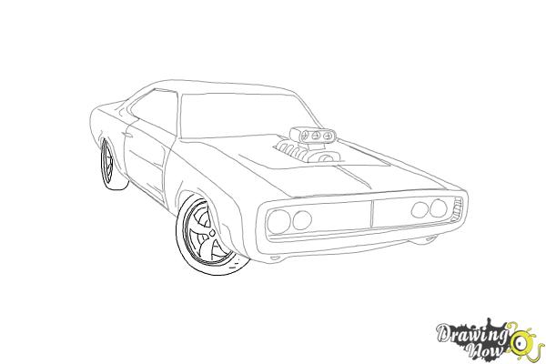 Fast And Furious Car Drawing Amazing