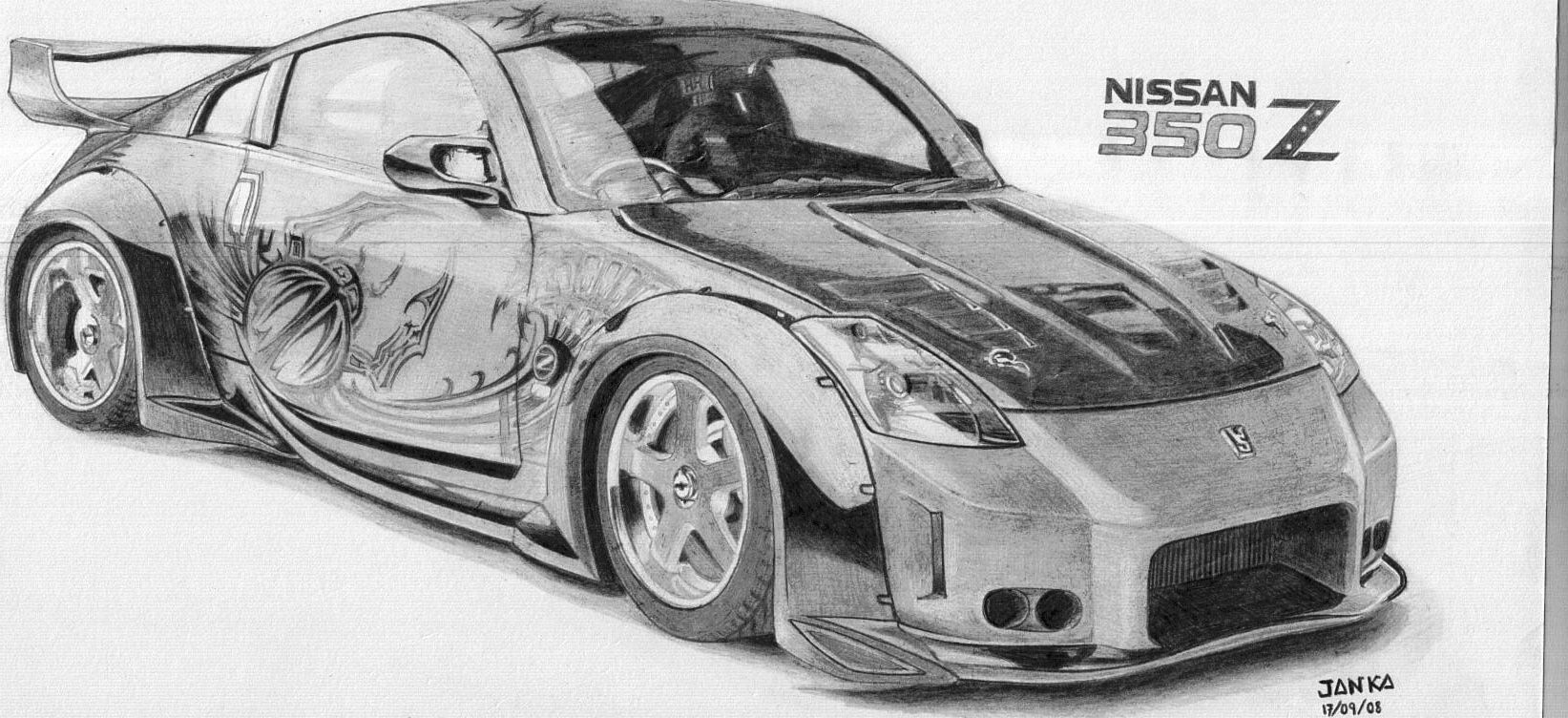 Fast And Furious Car Drawing Pics