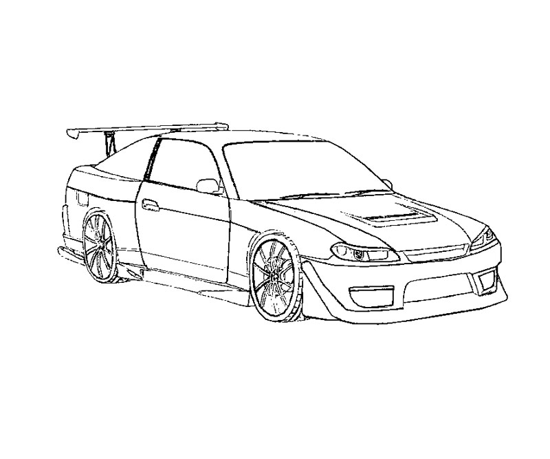 Fast And Furious Car Drawing Realistic