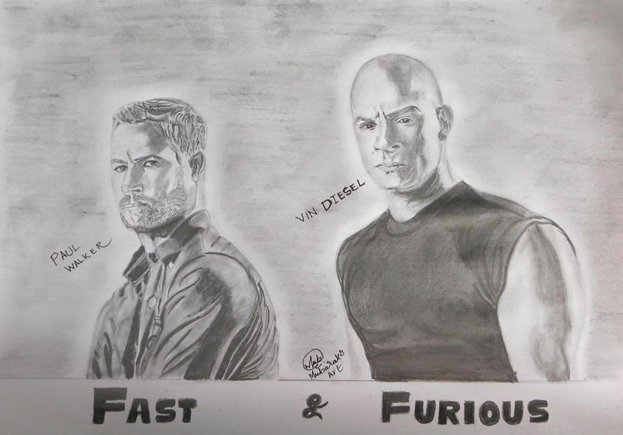 Fast And Furious Drawing Art