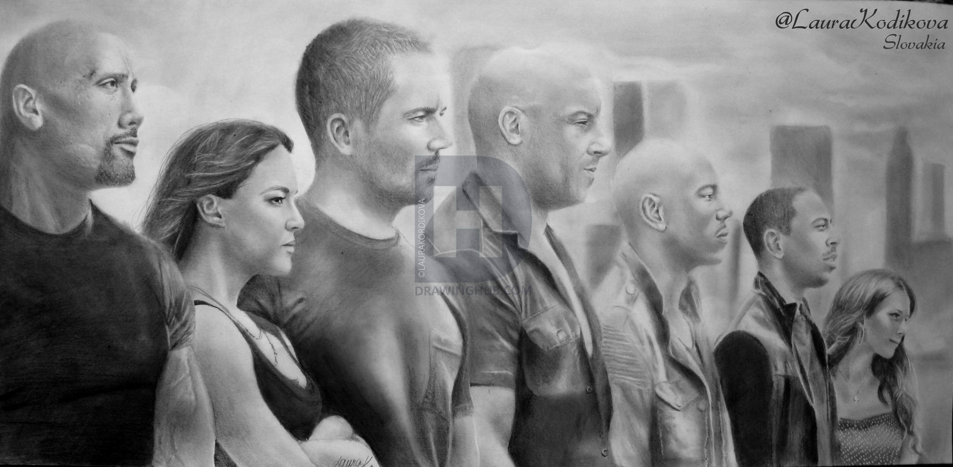 Fast And Furious Drawing Pic