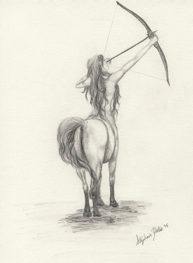 Female Centaur Drawing Art