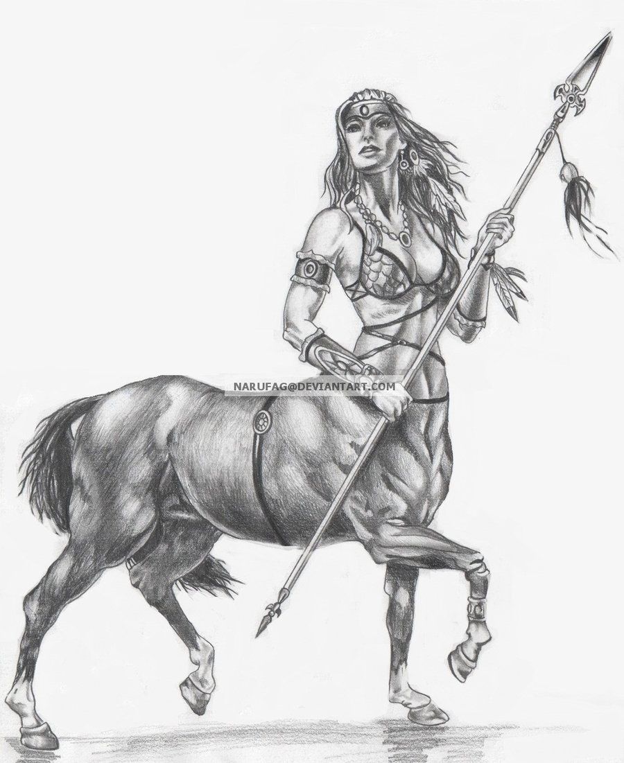 Female Centaur Drawing Pics