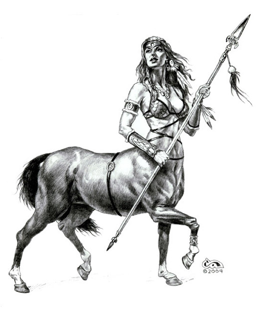 Female Centaur Drawing Picture