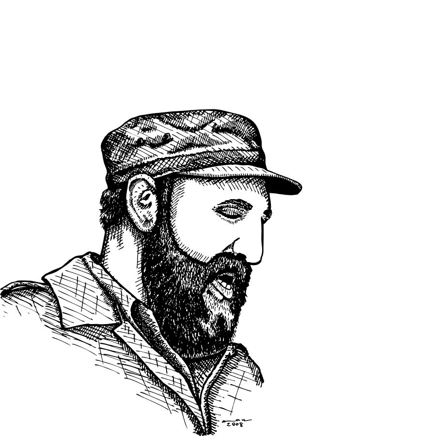 Fidel Castro Drawing Amazing